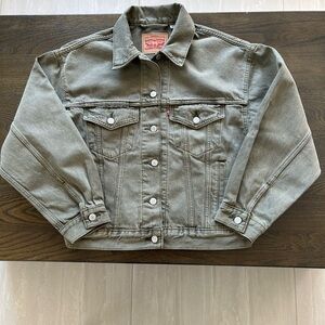 Levi's Olive Green Denim Jacket